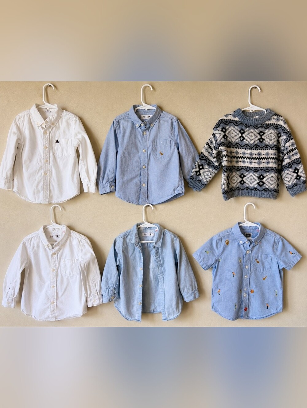 Bundle Of 6 Shirts Janie And Jack, Gap And Zara